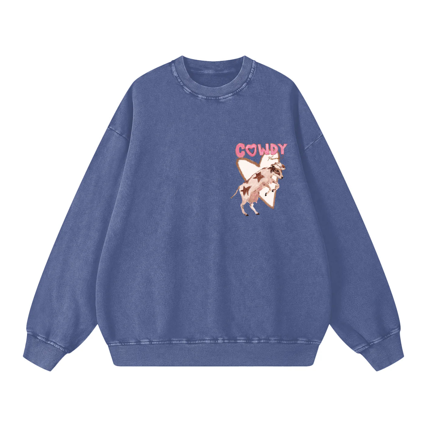 Cowdy Oversize Crew Blue