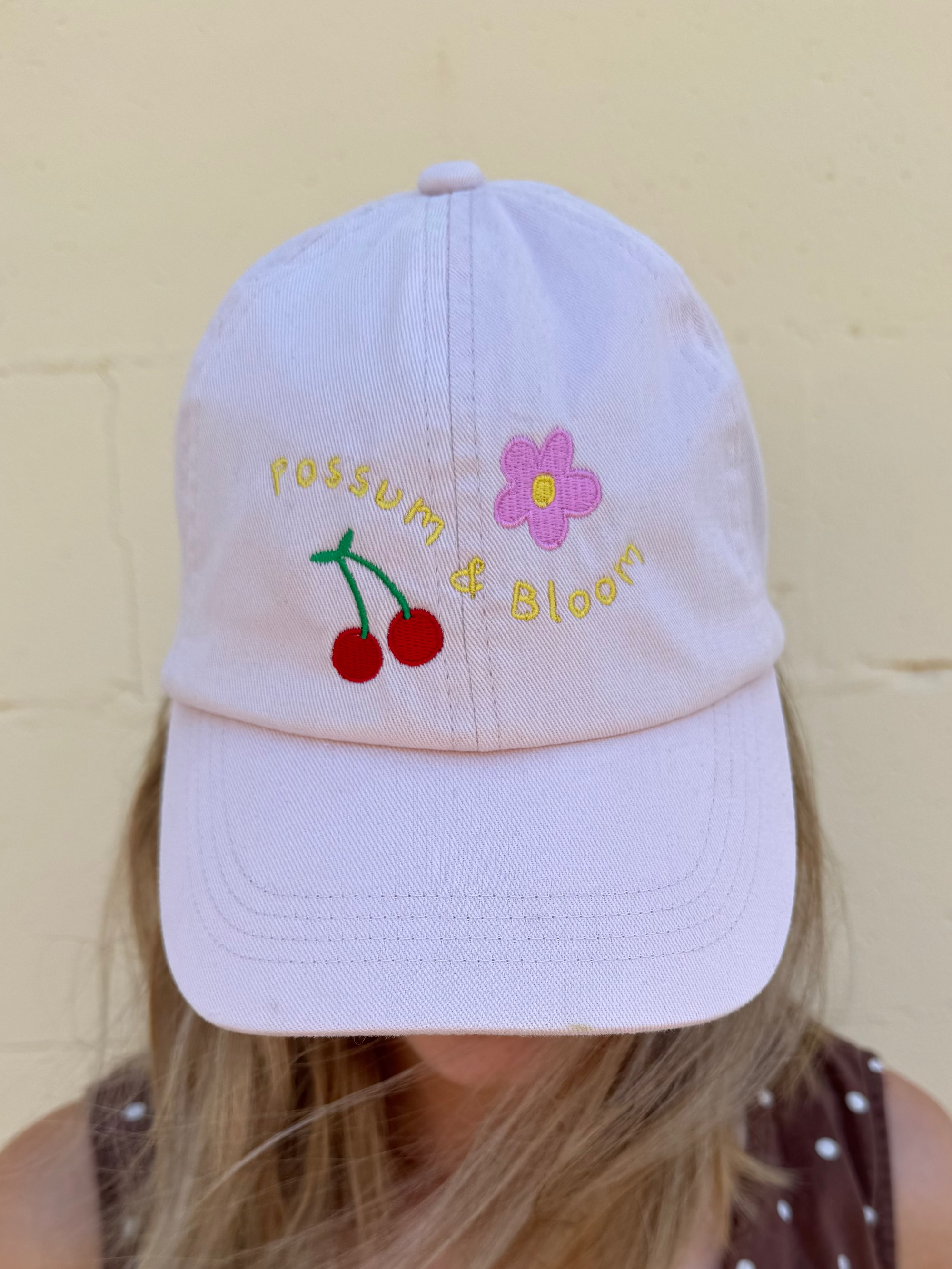 Possum & Bloom Cap - Cherry