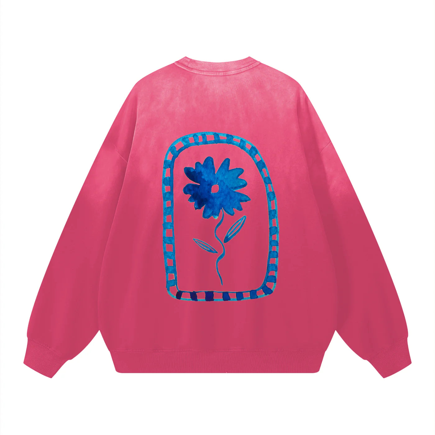Flower Sun Fade Crew Neck