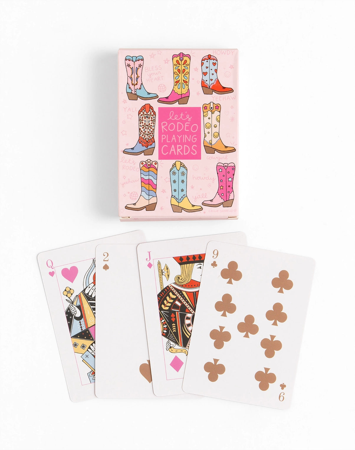Western Cowgirl Playing Cards
